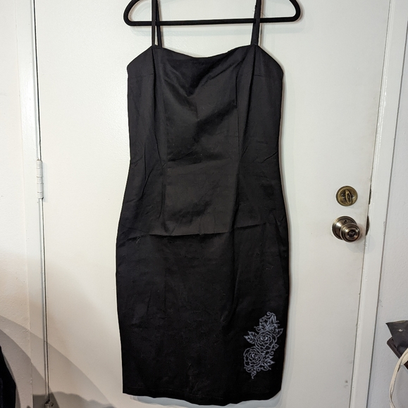 Lucky 13 Tattoo Rose pinup pencil skirt Wiggle dress 2XL - Picture 11 of 11